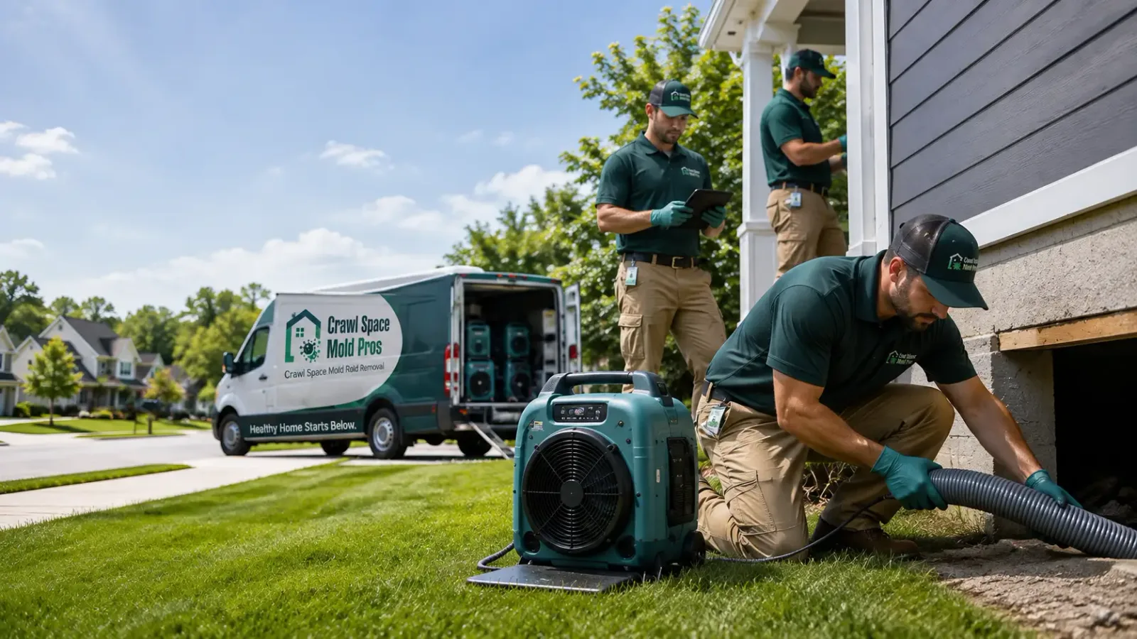 Crawl Space Mold Removal in Dodge, NE